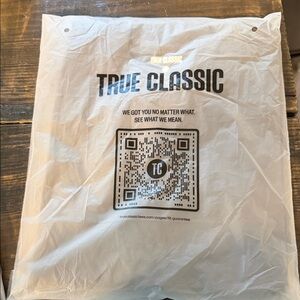 True Classic Men’s Short Sleeve Tee – White